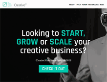 Tablet Screenshot of creative3.com.au